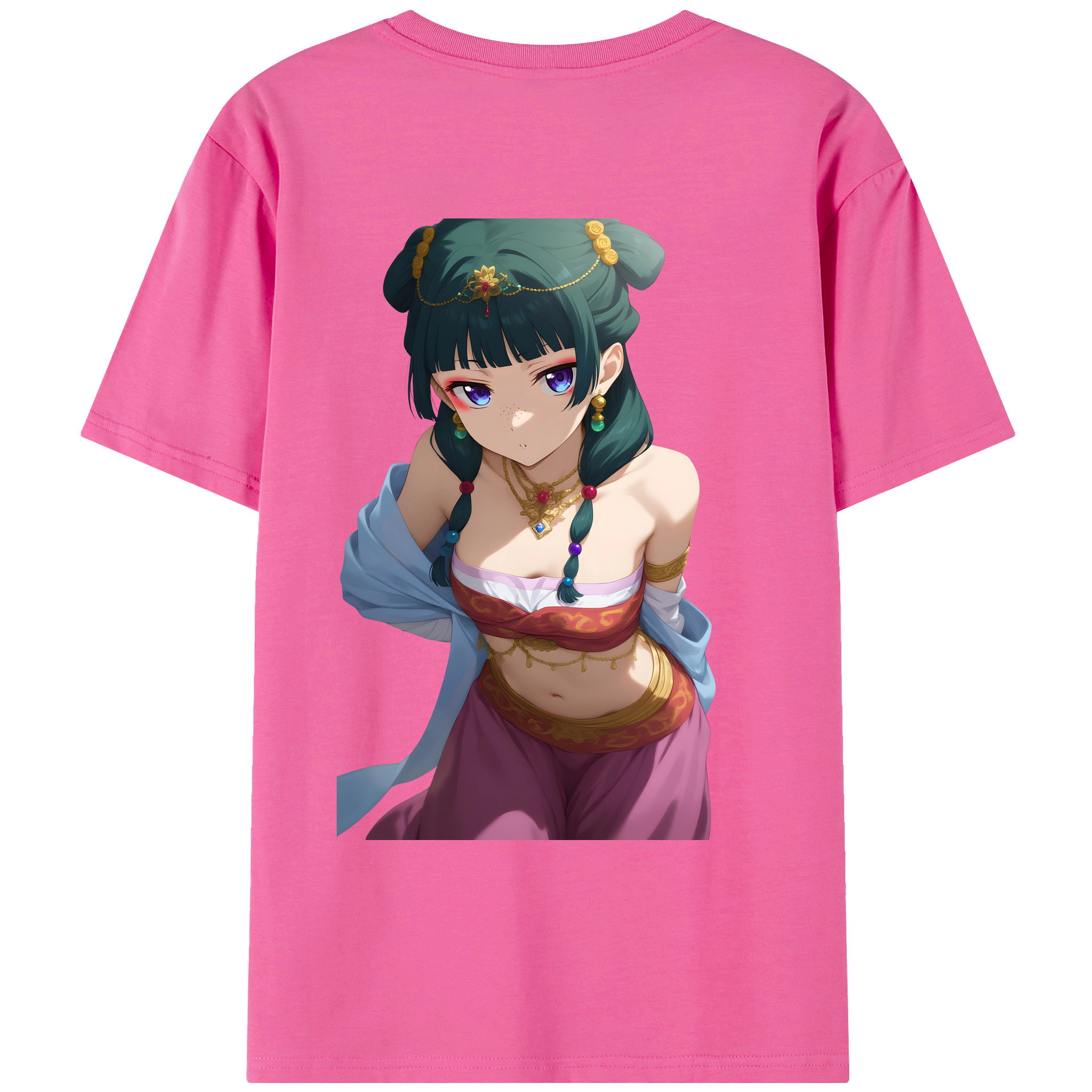 （画像用） 薬屋のひとりごと The Apothecary Diaries レディース半袖Tシャツ(バックプリント)